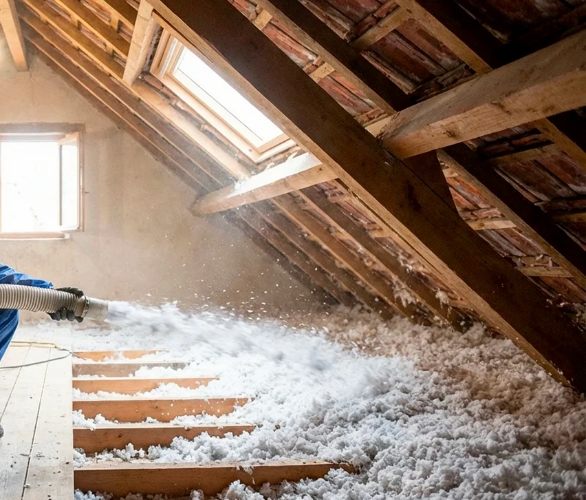 Installation de plafond avec des techniciens experts Dans la pièce en construction
